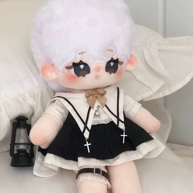 20cmぬい服】羽ケープのシスターコーデ 着せ替えぬいぐるみ用 お洋服