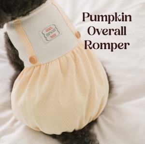 XL/即納【SSFW】Pumpkin Overrall Romper《Mango》