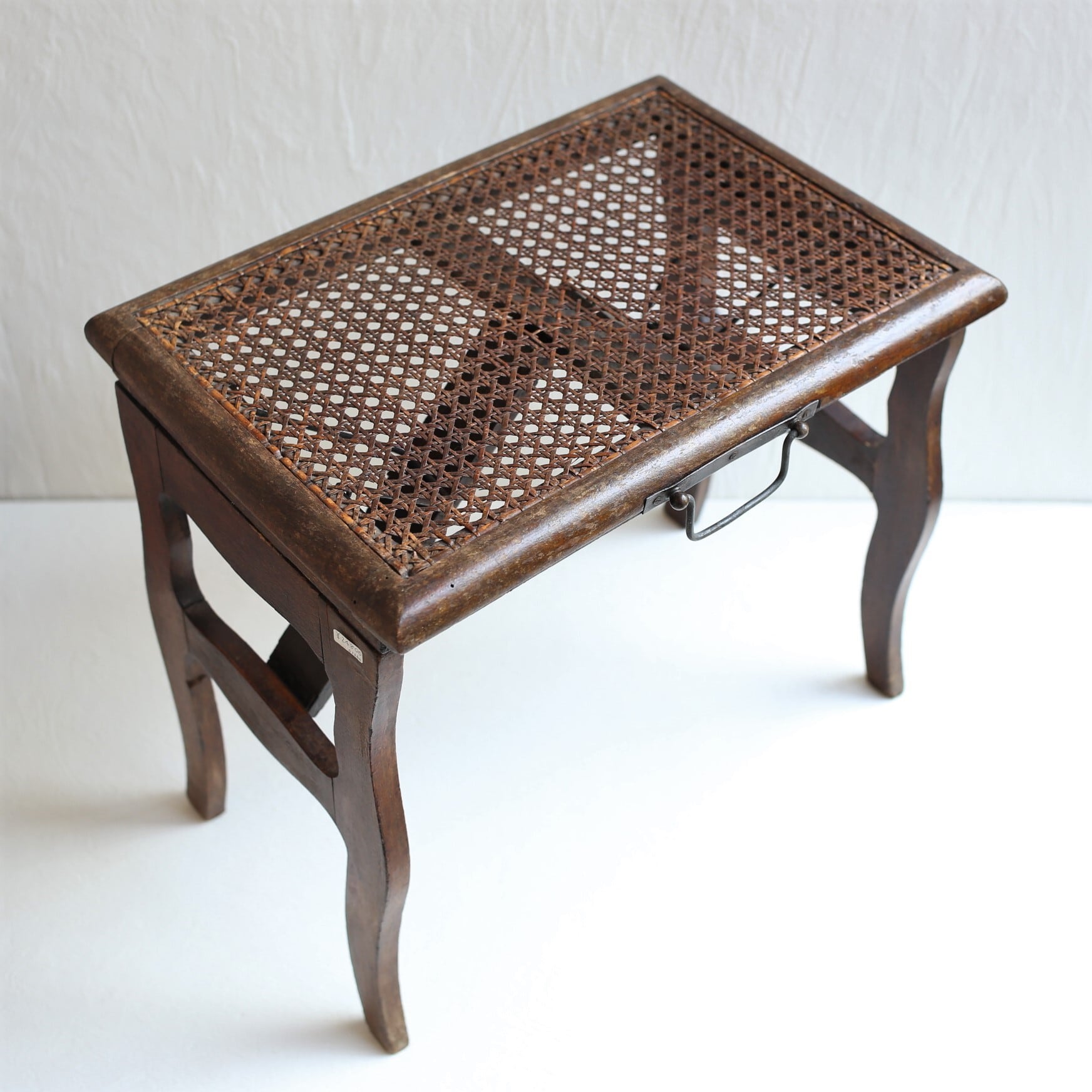 フランス アンティーク フォールディング スツール 椅子 腰掛け チェア