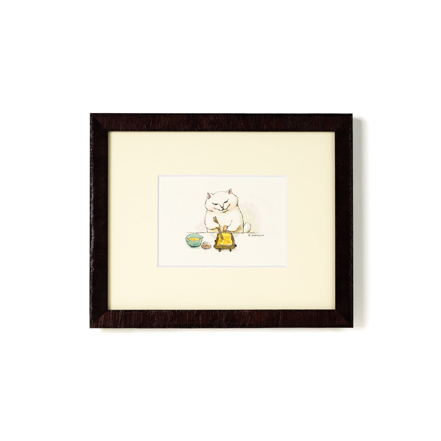 抽選販売売約済】カマノレイコ 原画V 「もちつき」額装込み | TOKYO