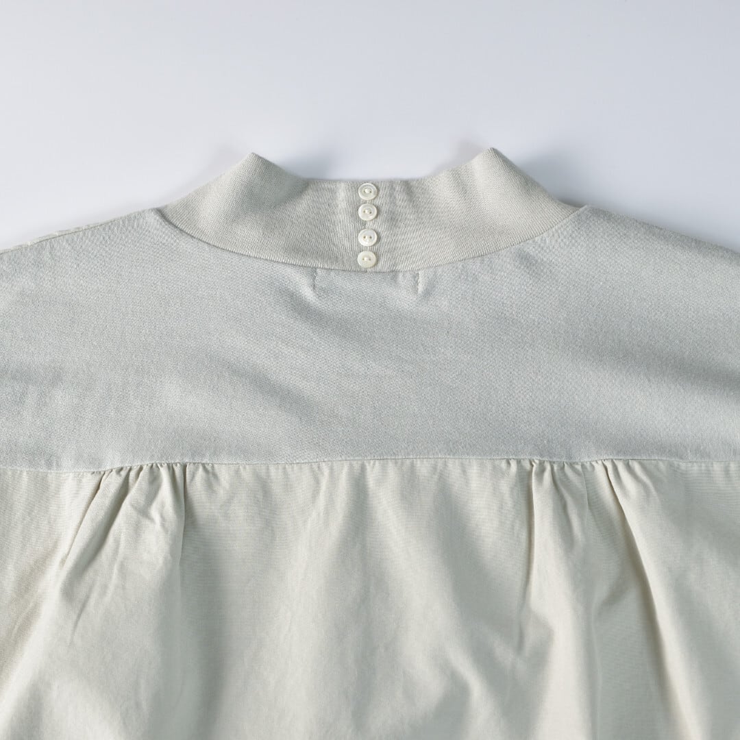 Fabrique en planete terre ファブリケアンプラネテール コンビネーションモックネック・アイスグリーン【送料無料】