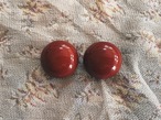 Vintage brown candy earring