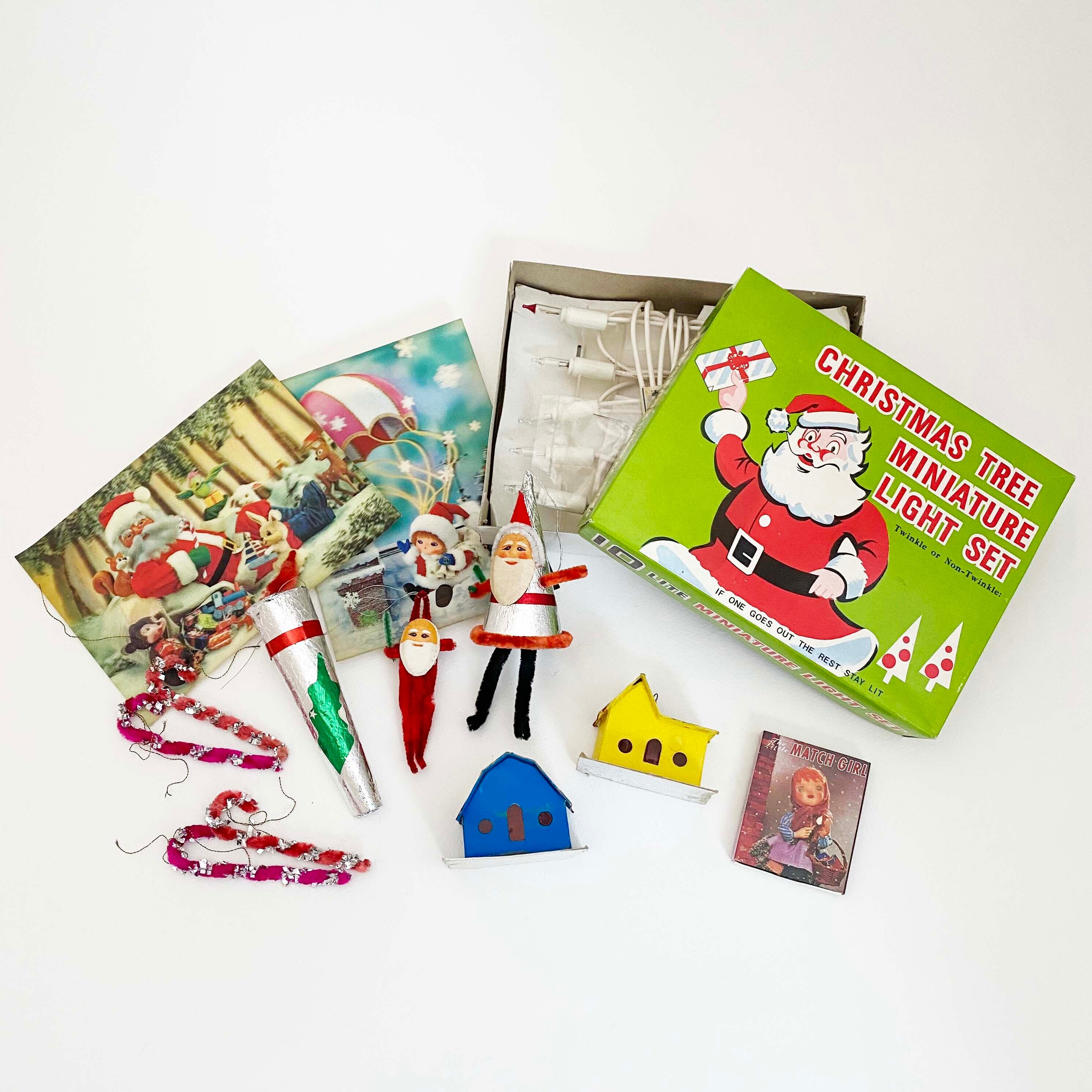 昭和のヴィンテージ・クリスマスオーナメント(小セット)