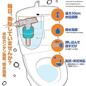 SANEI(サンエイ) 万能ロータンクボールタップ ABS マルチタイプ 水位調節 節水効果 和式・洋式対応 V530-5X-13