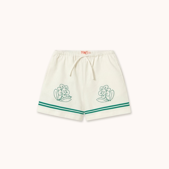 TINYCOTTONS/Daisies Linen Shorts