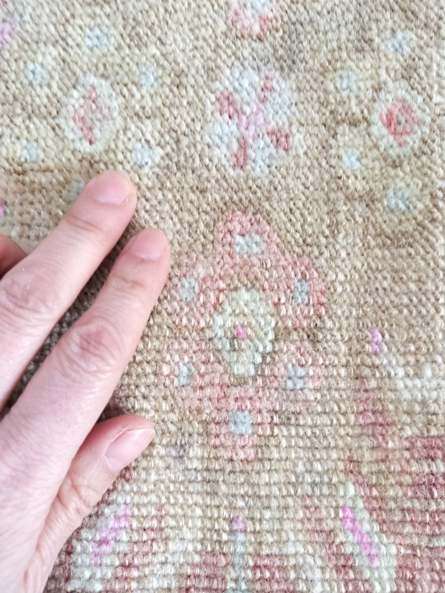 Turkish small rug 76✕33cm No.440