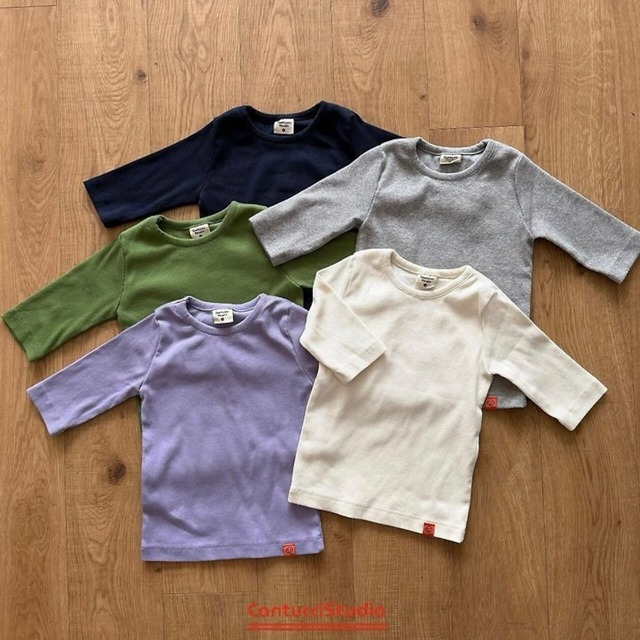 韓国子供服 / 26Autumn / cantuccistudio / 無条件Tシャツ / 秋服 *XS~JS*