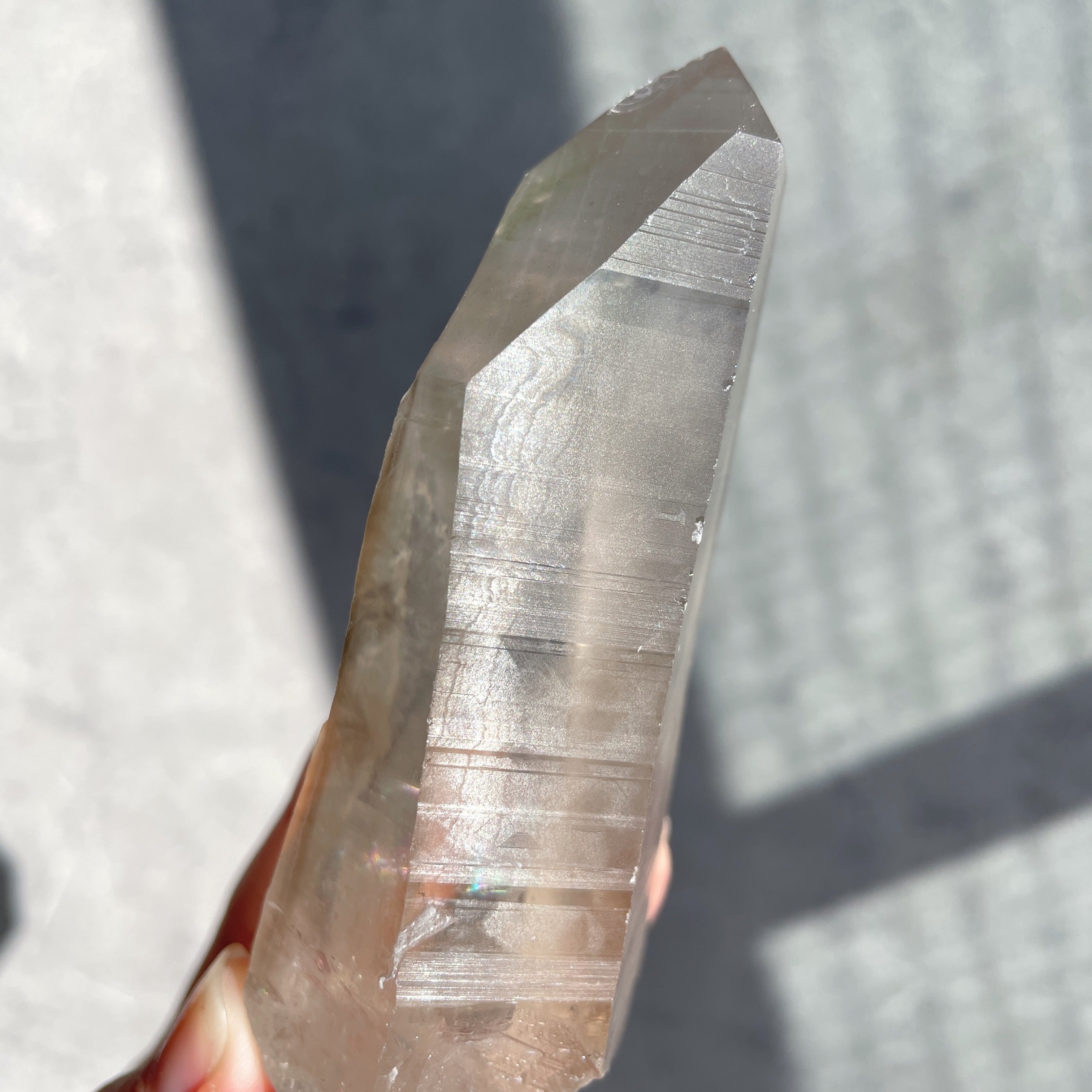 ブラジル・バイーア州産 スモーキークォーツポイント17◇Smoky quartz