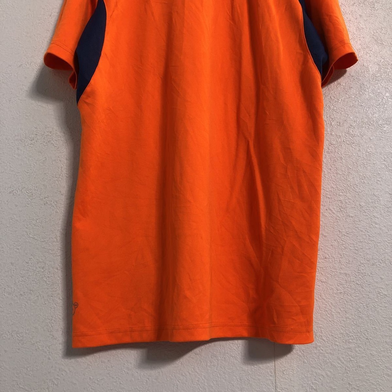 PUMA 半袖 プリント Tシャツ XL オレンジ ネイビー プーマ スポーツ 
