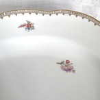 大皿オーバル型　小花散る白磁　パーティー 12TWdz14-1