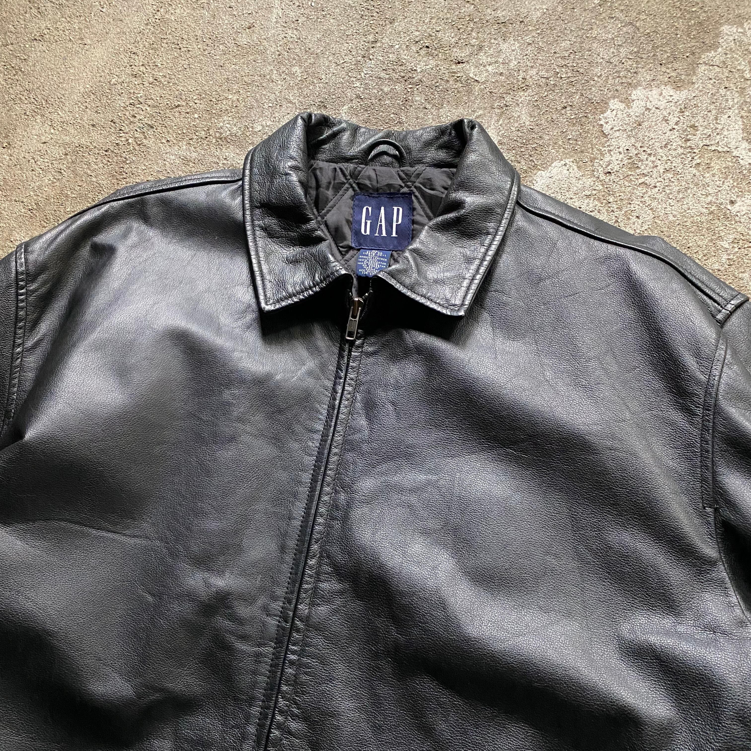 XL 00's/2000 GAP レザー ジャケット | ROW used clothing