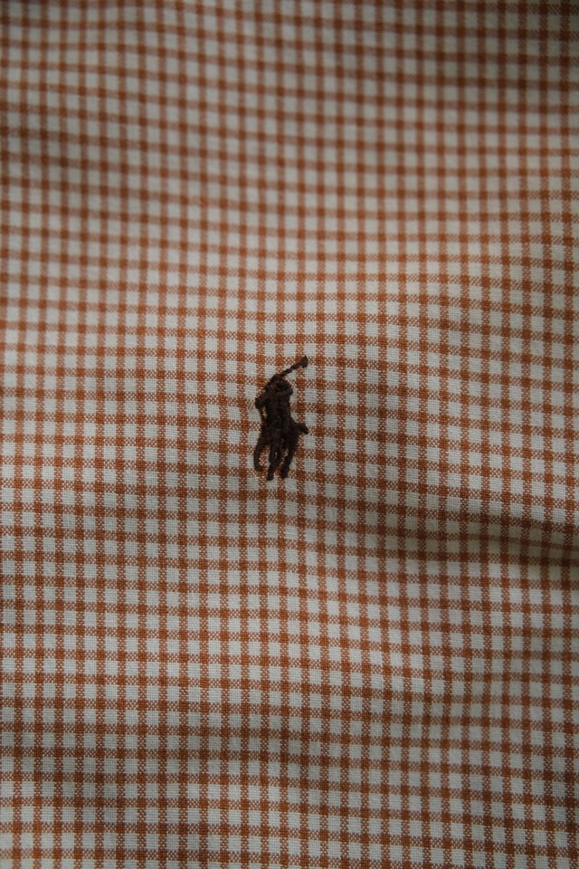 Utah／90's “Ralph Lauren"BLAIRE check shirt／brown