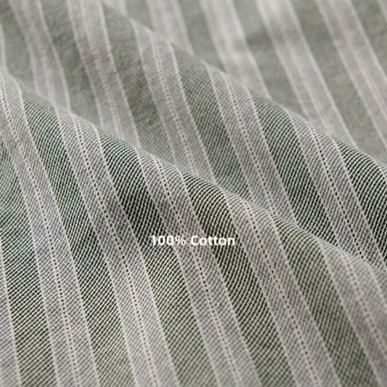 【M-3XL】Vintage Stripe Long Sleeve Shirt / ヴィンテージ ストライプ 長袖 シャツ