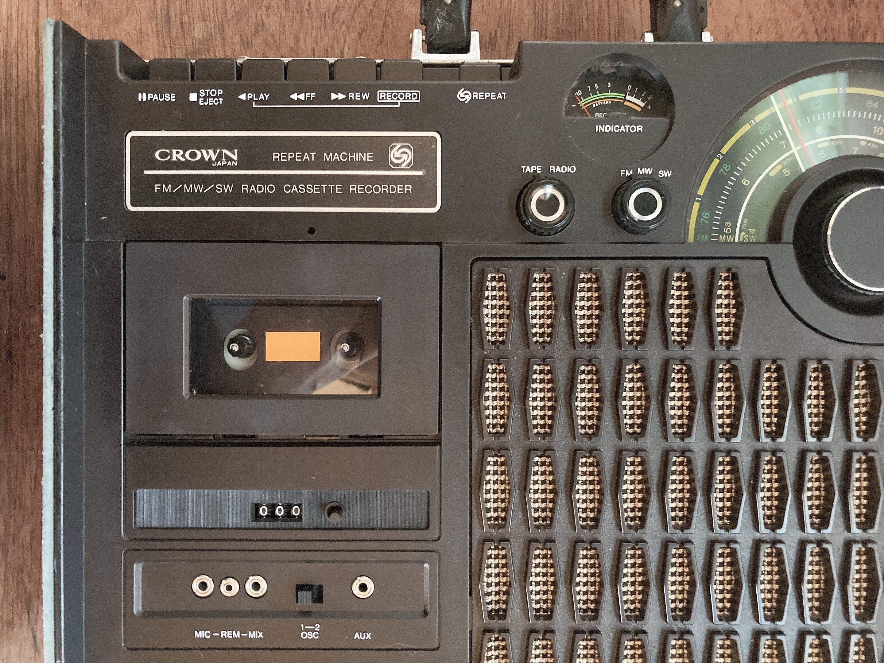 1970s Crown RX-2000A Radio Cassette Recorder | UNKNOWN