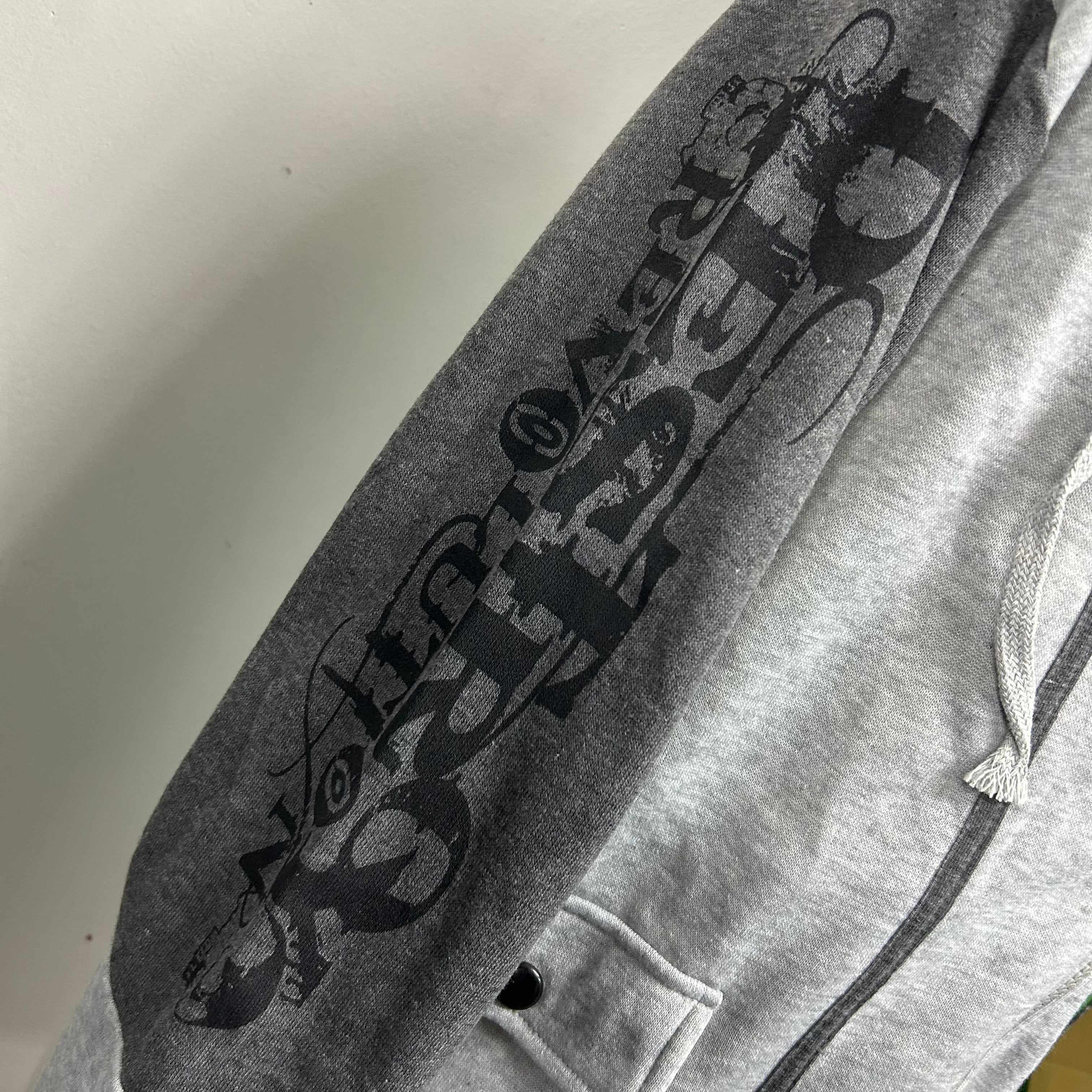 グレー変形パーカー、Lサイズ | DESTROY狂