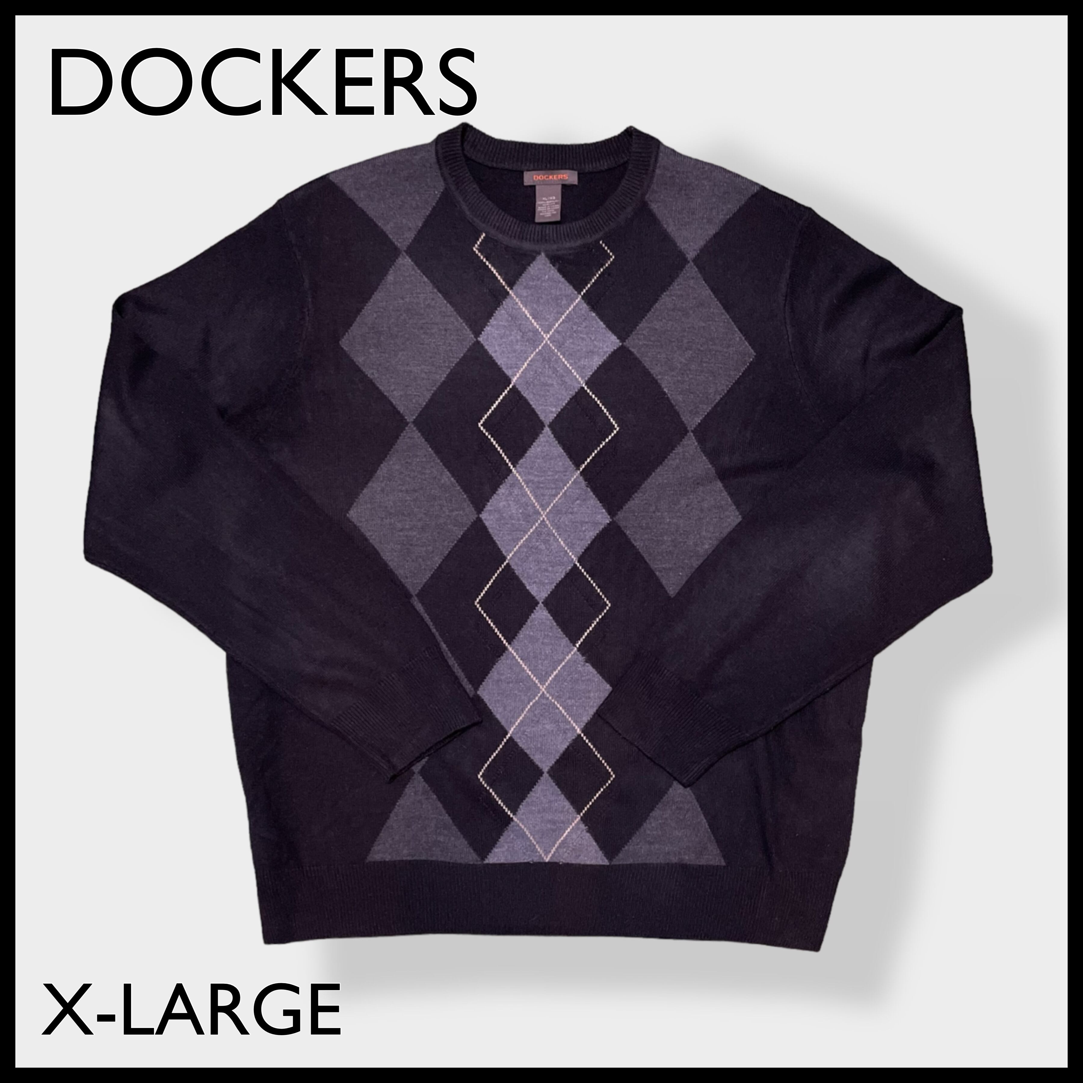 DOCKERS 襟付き アクリルニットセーター メンズXL /eaa347259