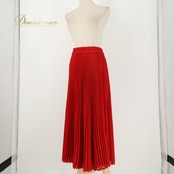 社交ダンス 衣装 ICHIOKU イチオク スカート レッスンウェア レッド系 赤 真っ赤 プリーツスカート カットデザイン 無地 華やか 鮮やか かわいい おしゃれ 上品 大人っぽい ダンス 練習 レッスン ダンス衣装 練習着 社交ダンス衣装 発表会 ステージ衣装