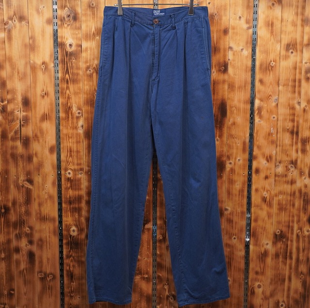 90s ralphlauren polo chino 貴重マレーシア製 W31 ネイビー ラルフローレン ポロチノ