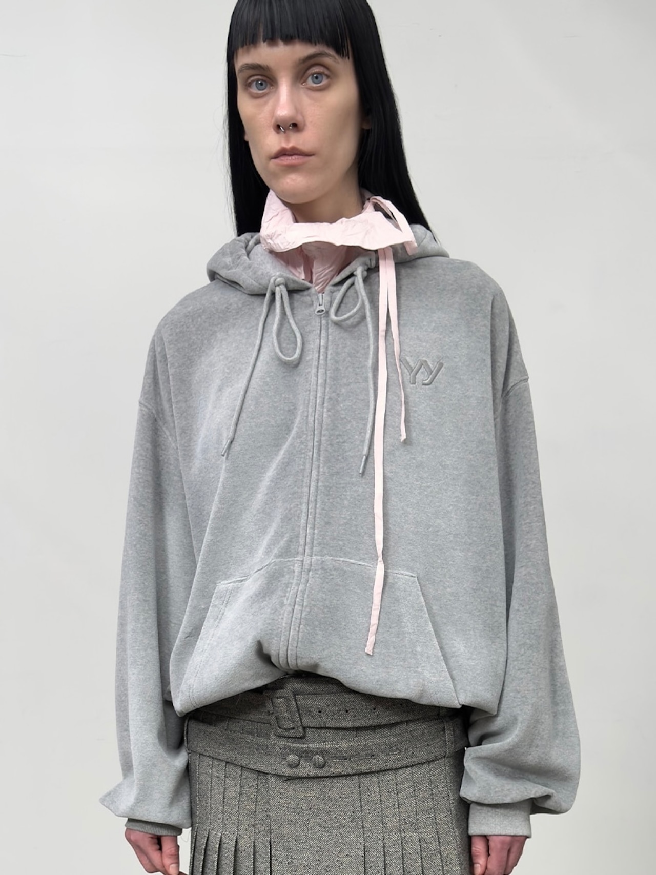 【25AW】OPEN YY オープン ワイワイ / VEROUR BOX HOODIE - 1