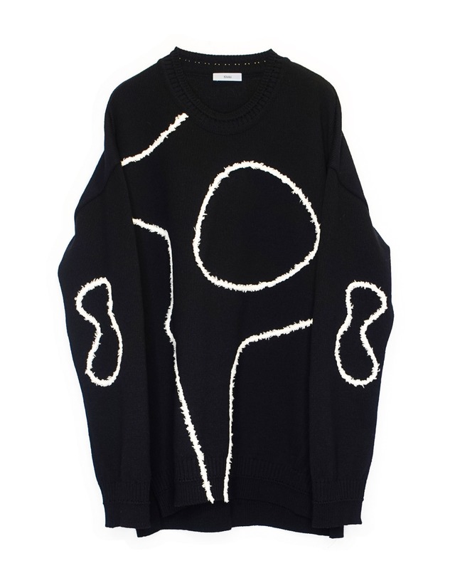 Embroidered Sweater / Black