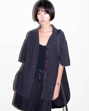 1990s linen work shirt