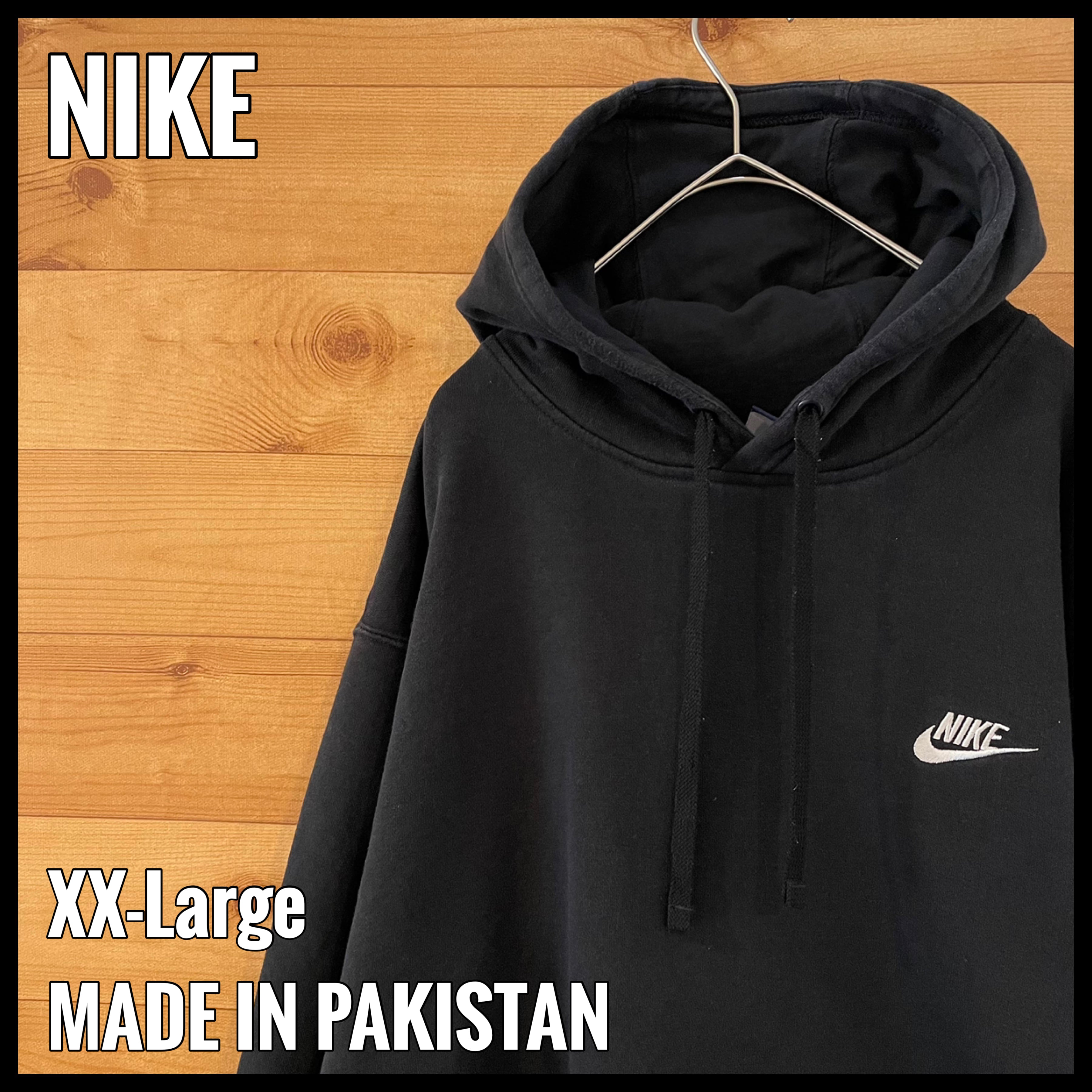 定番 NIKE ナイキ トラックジャケットワンポイントロゴ ブラック 2XL