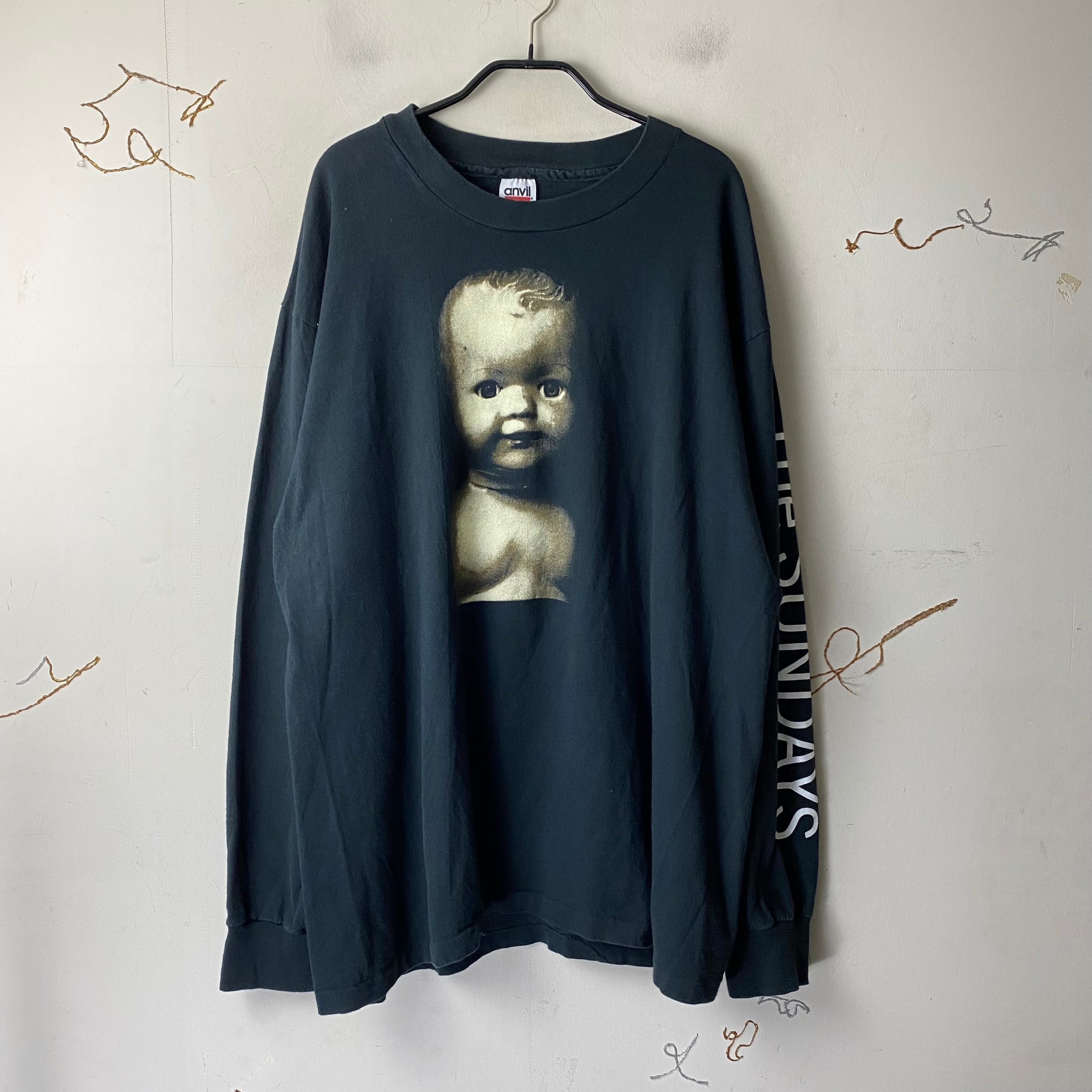 vintage 1990's THE SUNDAYS long sleeves music tee “blind” | NOIR
