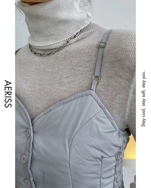 ダウンレイヤードベスト 2color2colorc A0730