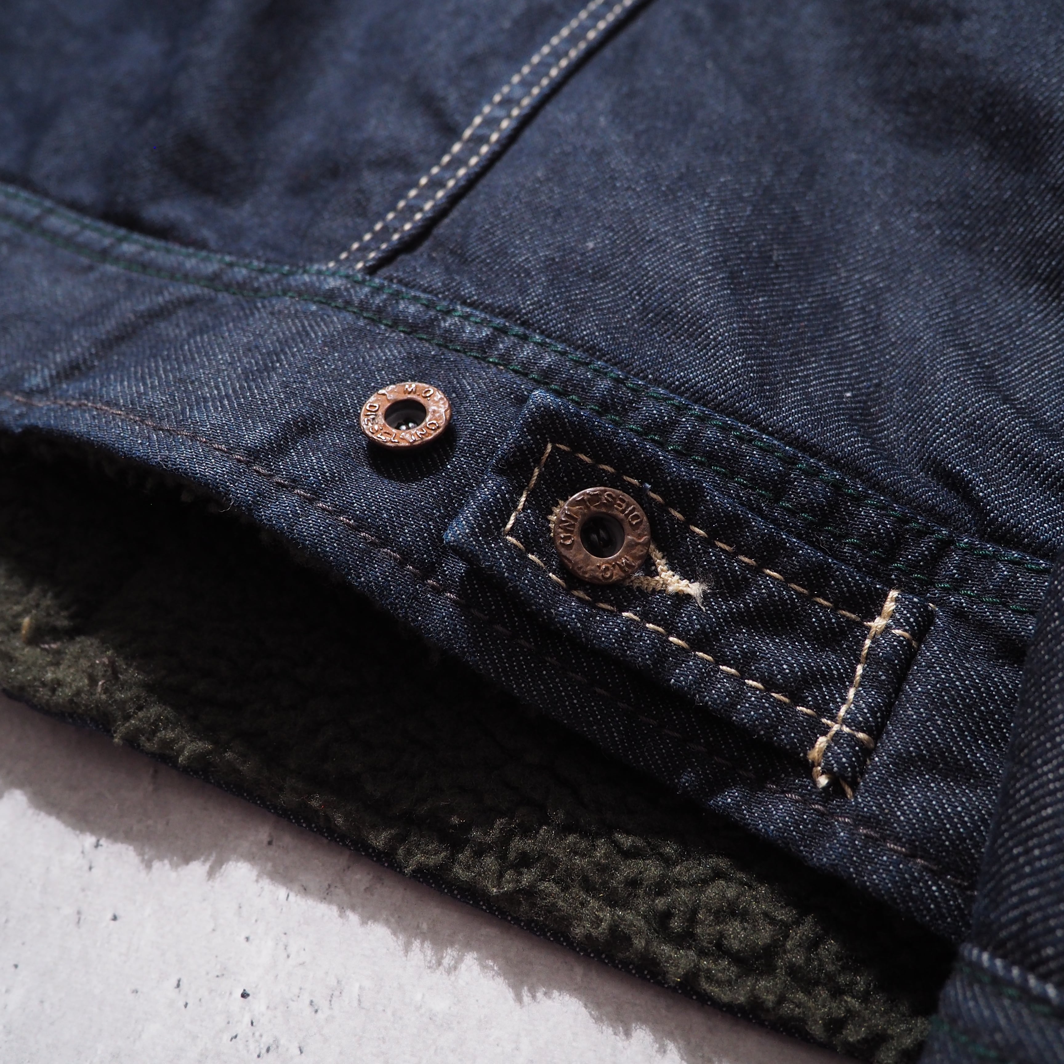 " DIESEL " Deformed Hood Design Denim jacket (made in Italy)