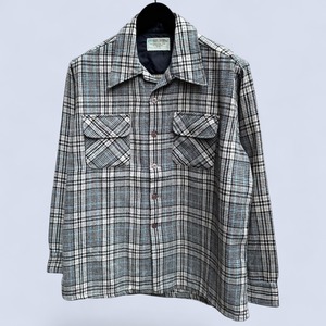 JC PENNEY WOOL CHECK SHIRT