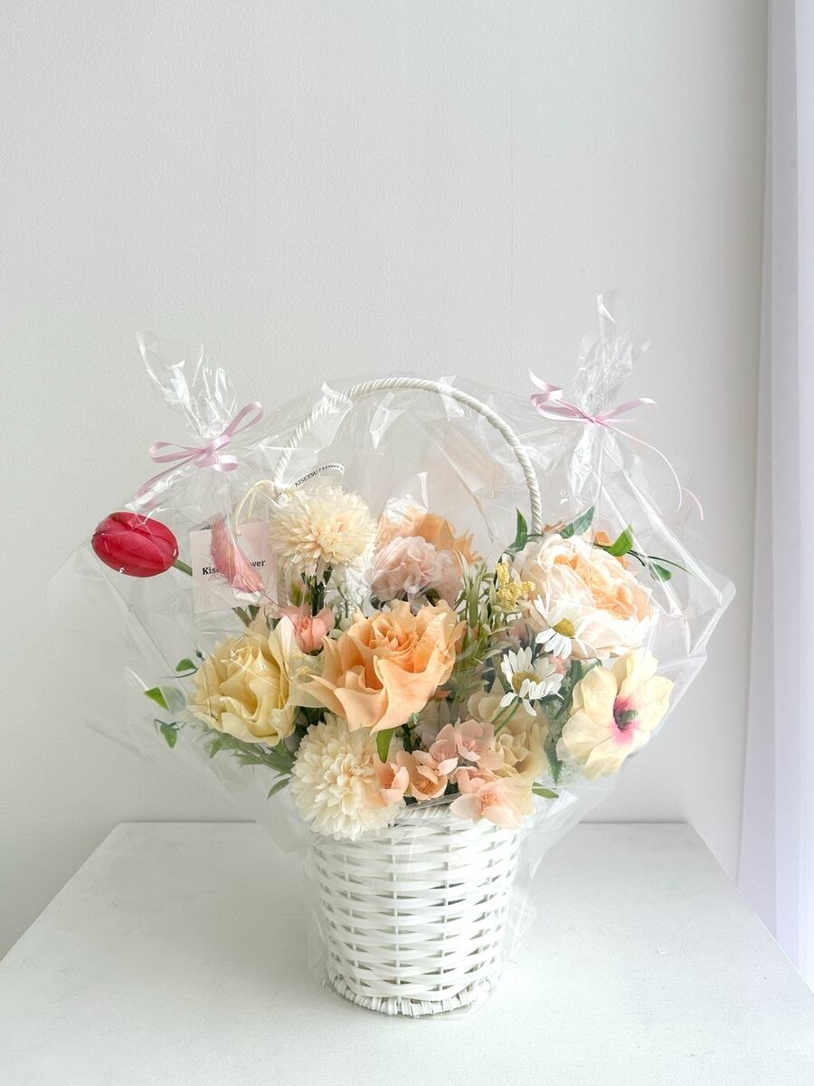 フラワーソープバスケット