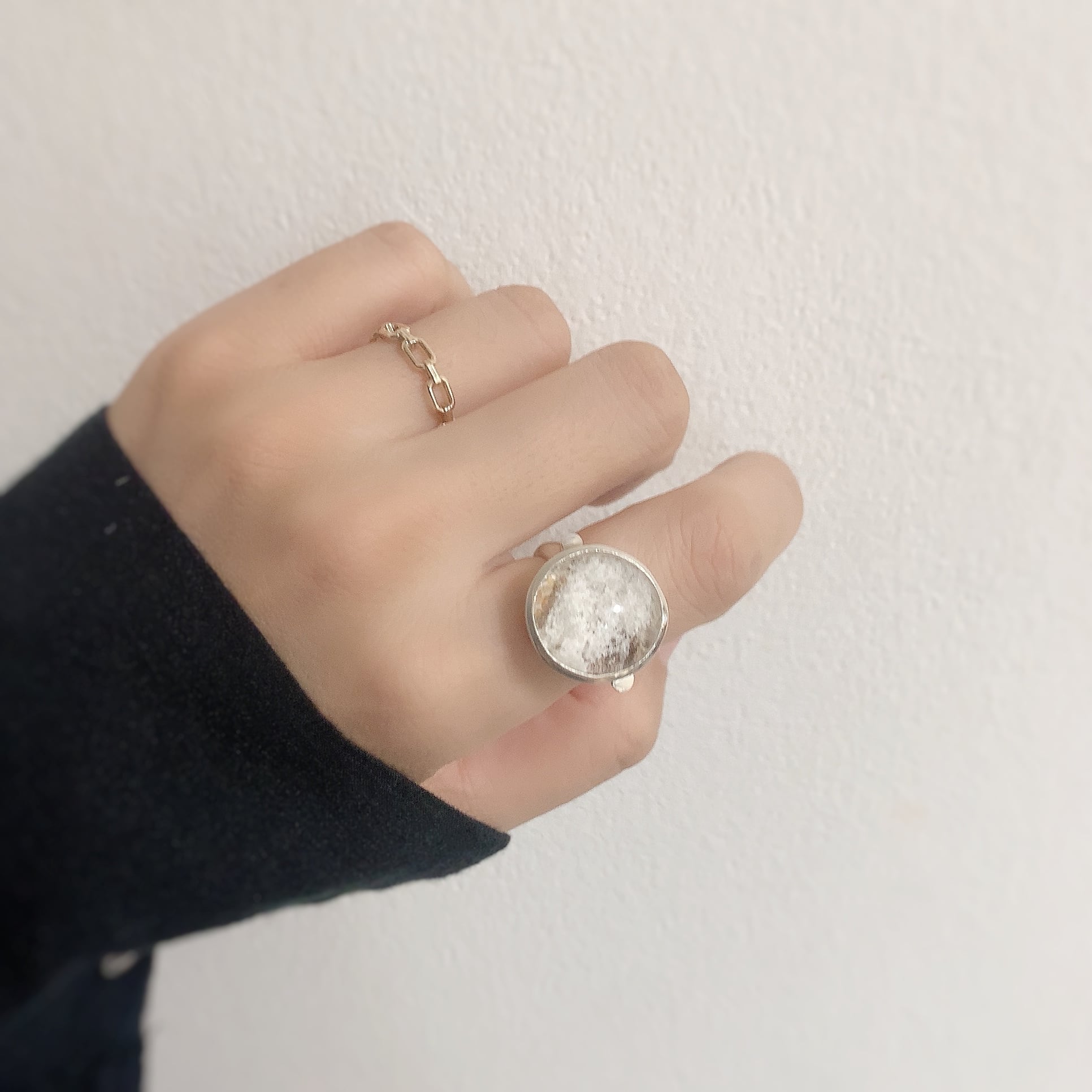 Gardenquartz ガーデンクォーツ リング(丸形) 【1点限定 Gardenquartz ガーデンクォーツ リング(丸形) 【1点限定