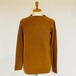 Panel Crew Neck Knit　Camel