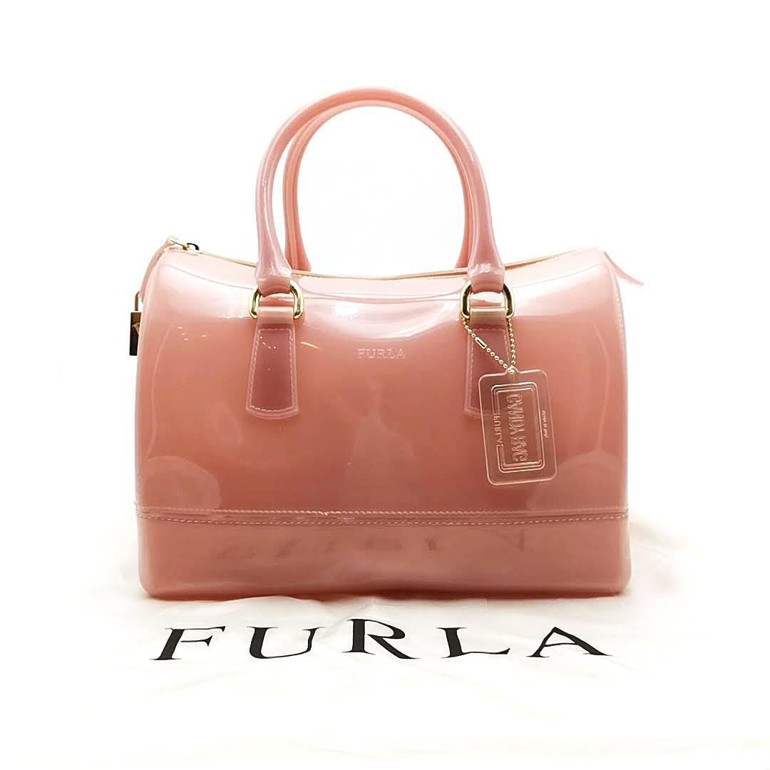 ボストンバッグ美品 フルラ FURLA ボストンバッグ キャンディ 03