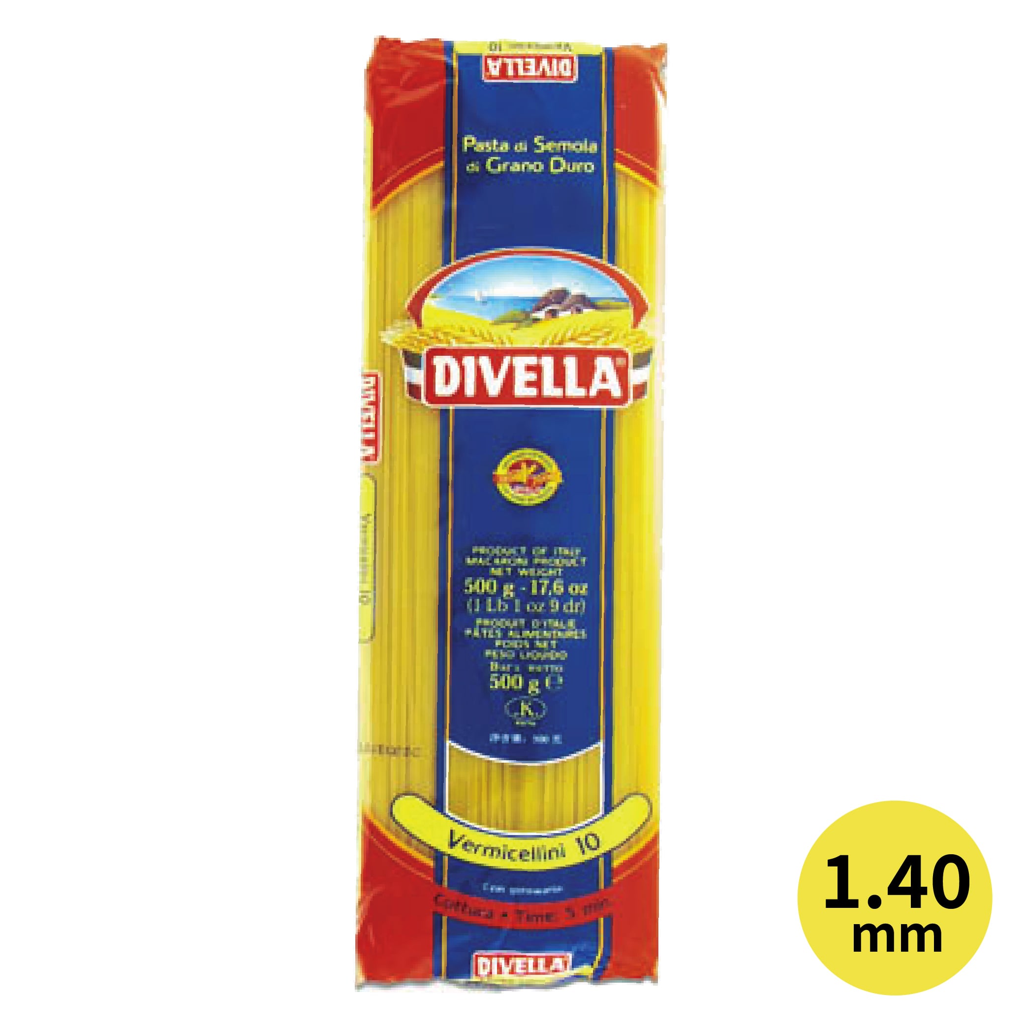ディヴェッラ　ヴェルミチェッリーニ　1.40mm　#10　500g