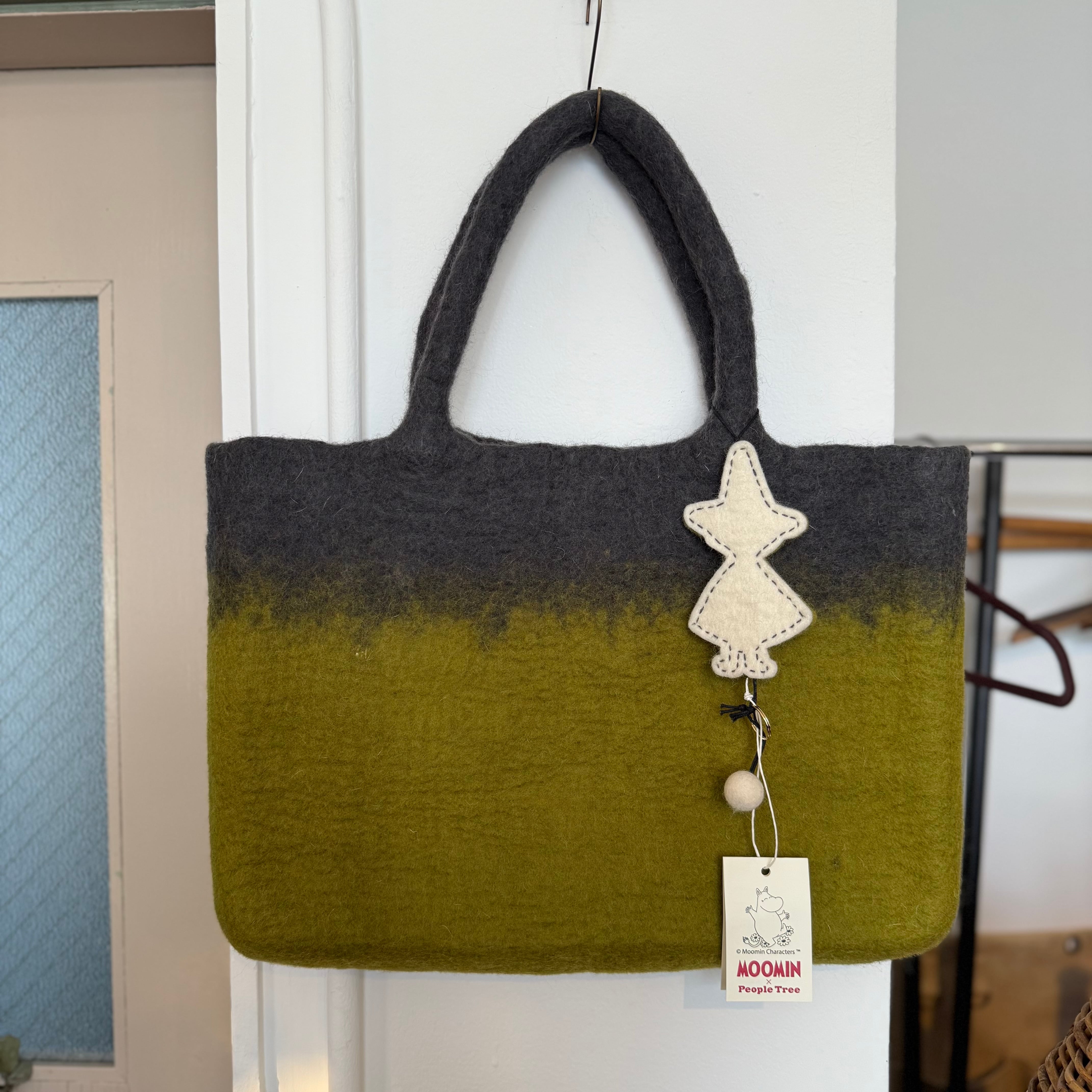 スナフキンフェルトトートバッグ