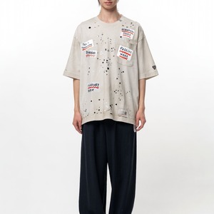 【Maison MIHARA YASUHIRO】EMBELLISHED STICKER TEE