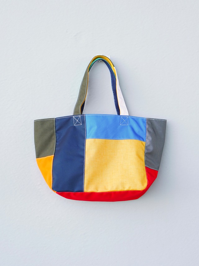 IMOCK-KOBE ZAC-NYLON PATCHWORK TOTE MEDIUM
