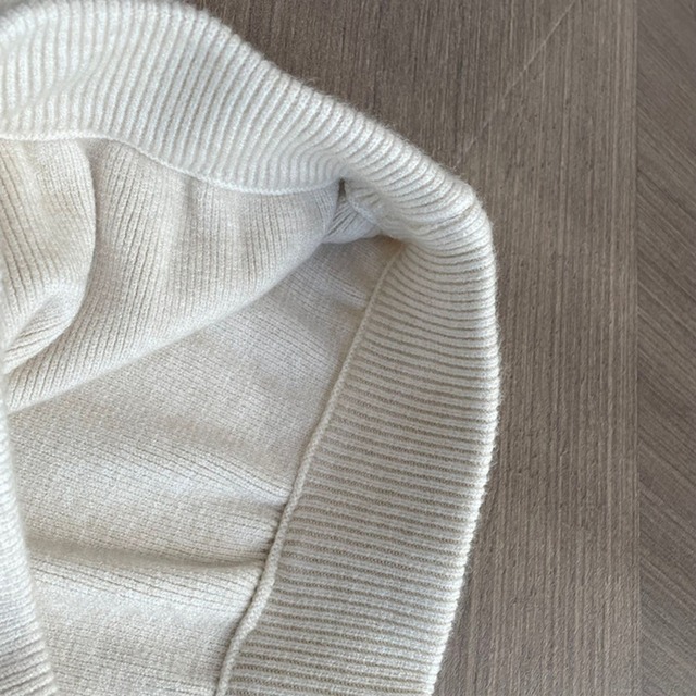 a-line knit skirt　J00339