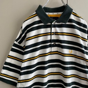 FRED PERRY border polo shirt size L  配送C