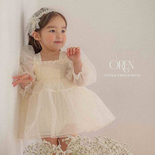 ラスト1 creamS【即納】<OREN>  Say organza suit