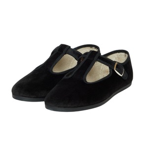 ＜LA CADENA＞Adult ARCO / ANDALIA ALTA HEBILLA BROCHE VELOUR T STRAP
