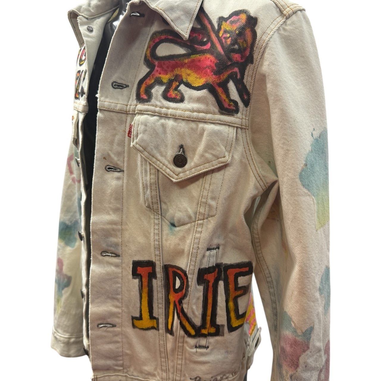 【LEVI’S】リーバイス "ZIGGY MARLEY" ペイントデニムジャケット