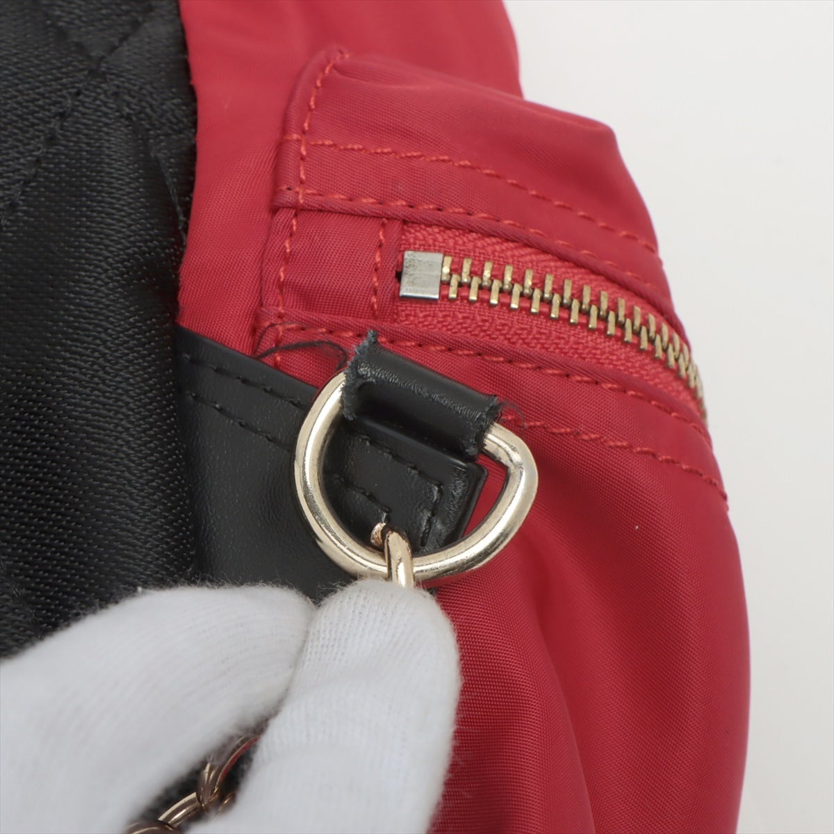 BURBERRY】バーバリー ナイロン バックパック リュック 赤 | Regalia.japan