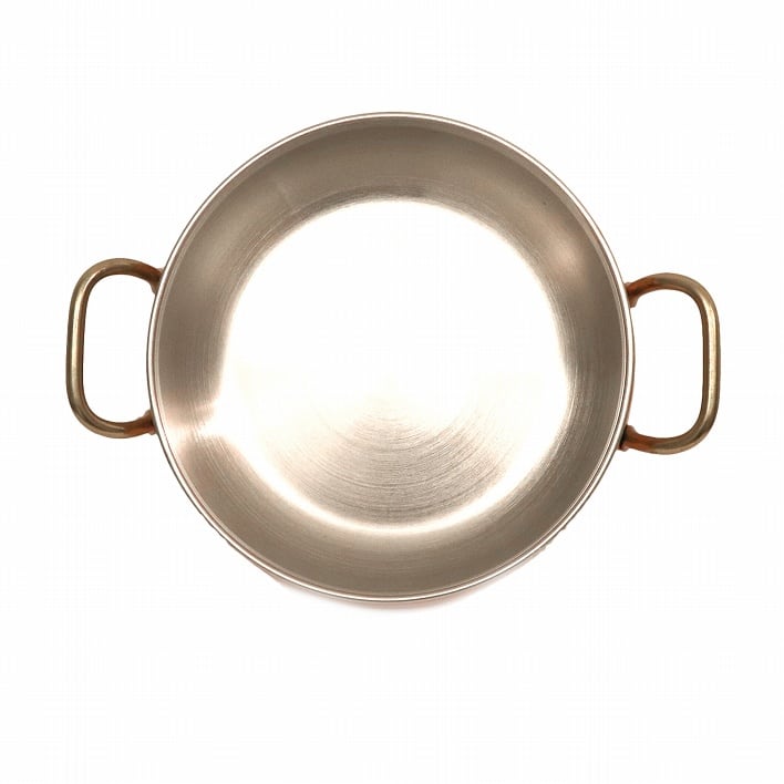 純銅鍋 輝シリーズ 両手鍋　鈴木製作所 未使用品】純銅製輝シリーズ 両手鍋2個セット レードル（お玉）付き