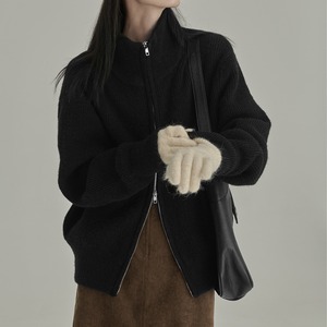 フルジップニットジャケット   F0016