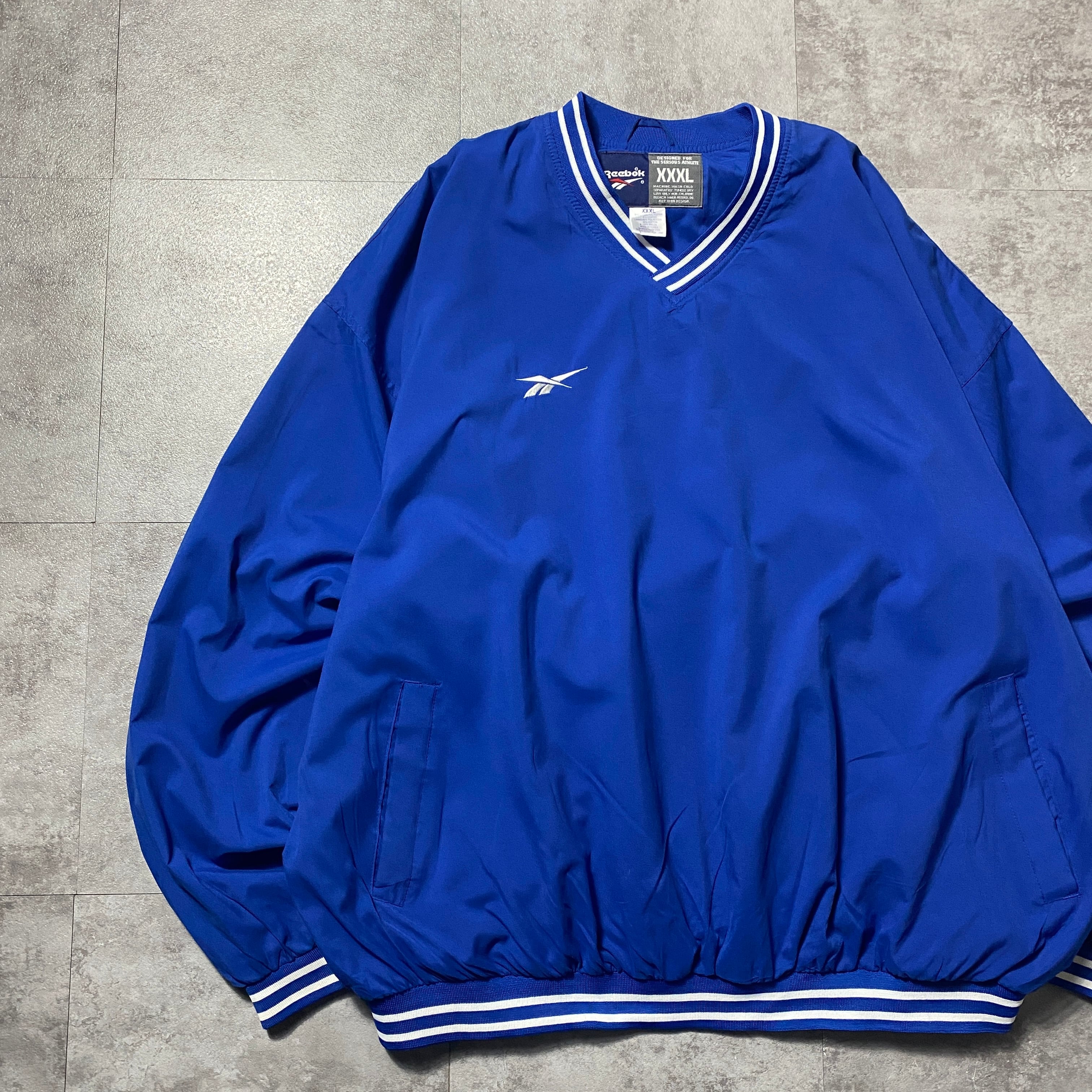 90s US古着　Reebok NFL ナイロンプルオーバー　M 青バック刺繍 90s US古着 Reebok NFL ナイロンプルオーバー M 青バック刺繍 - メルカリ