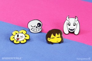 キャラクターのピンバッジ（セット１） / UNDERTALE ( アンダーテイル )