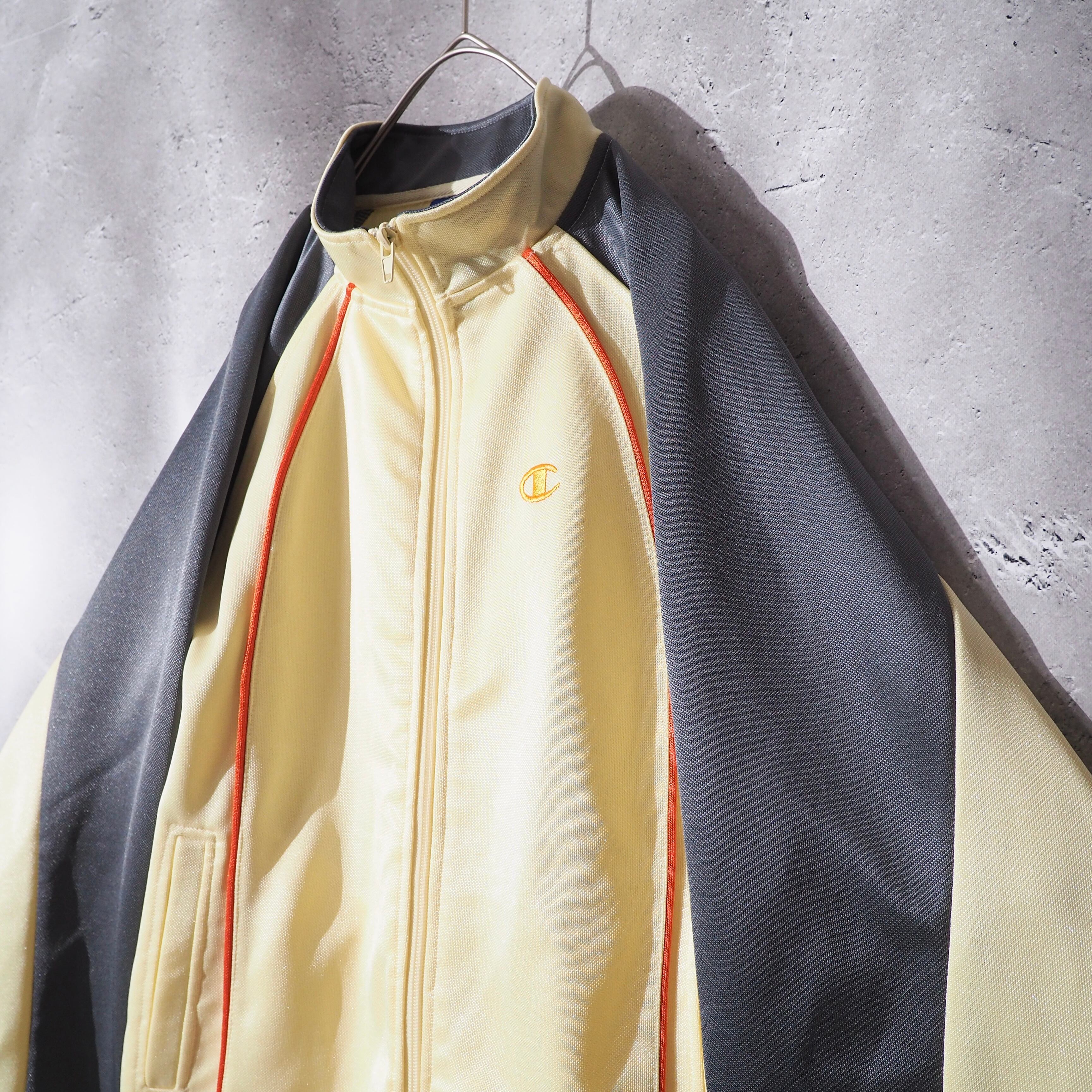 2000s " Champion " Light lemon yellow color Track jacket