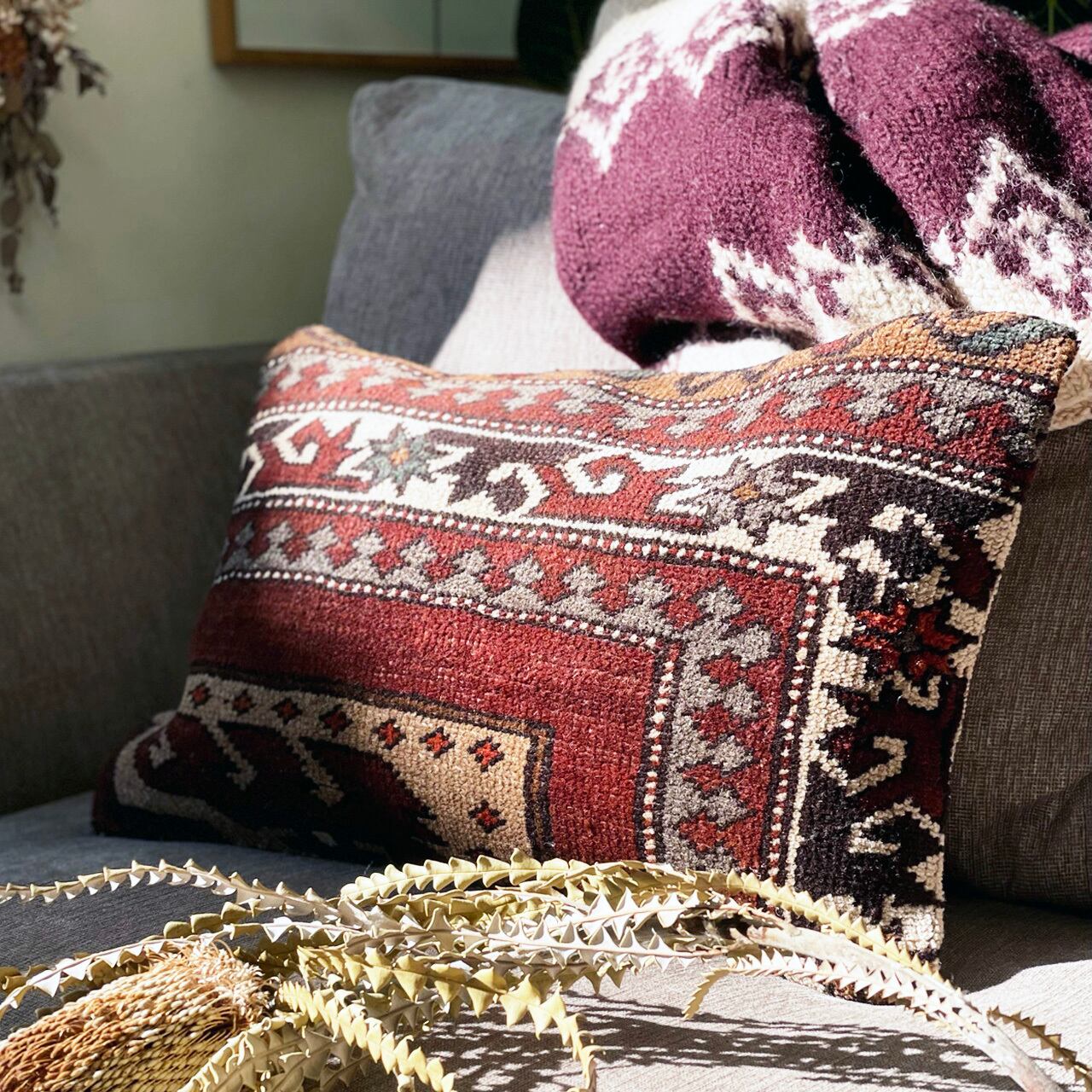 ヴィンテージラグクッションカバー 39×60 vintage rug cushion cover 